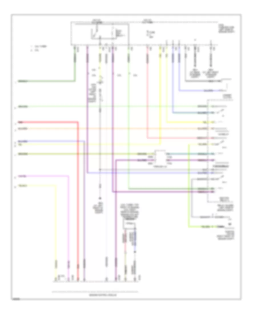 2.5L Turbo, Automatic AC Wiring Diagram (3 of 3) for Subaru Outback Limited 2008