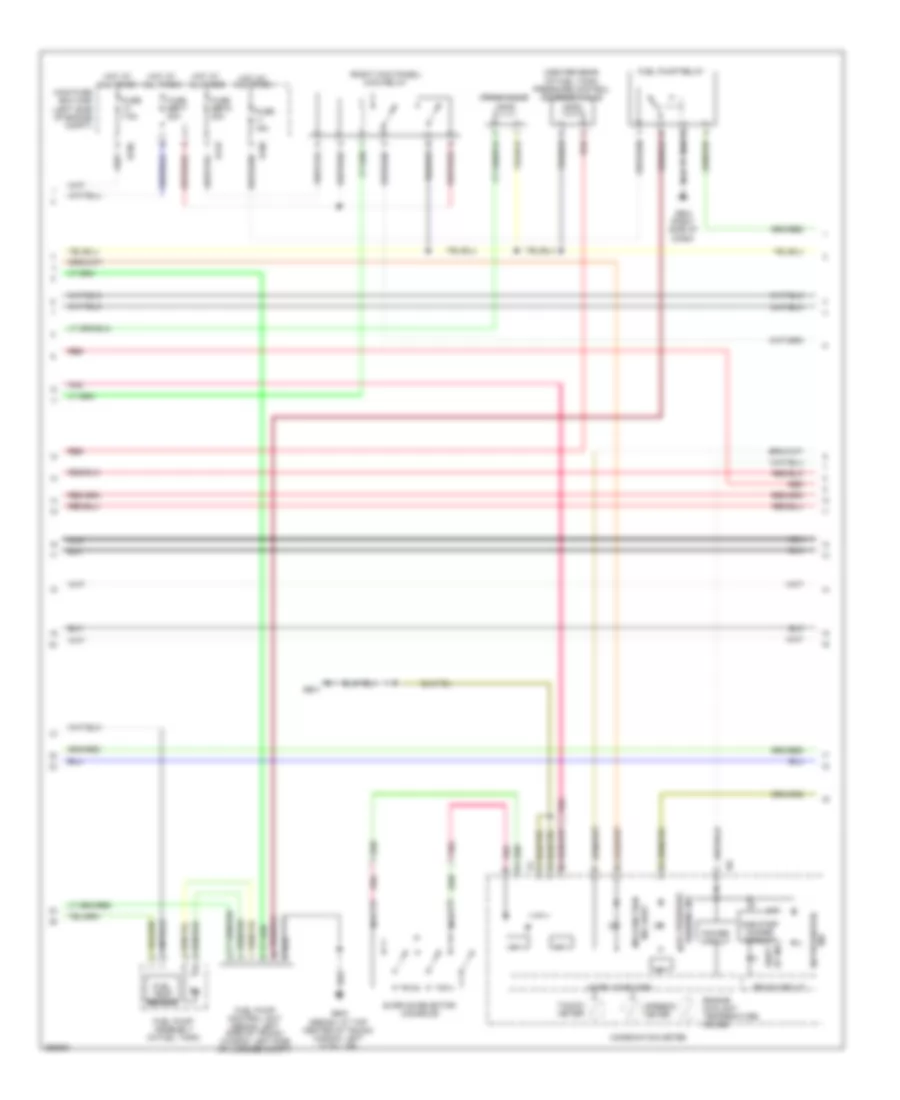2.5L Turbo, Engine Performance Wiring Diagram (2 of 5) for Subaru Outback Limited 2008