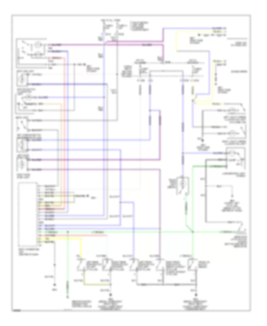 Courtesy Lamps Wiring Diagram for Subaru Outback Limited 2008