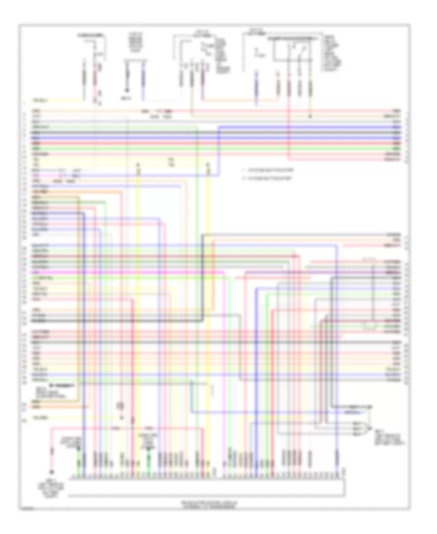 2.0L HEV, Engine Performance Wiring Diagram (6 of 11) for Subaru XV Crosstrek Hybrid Touring 2014