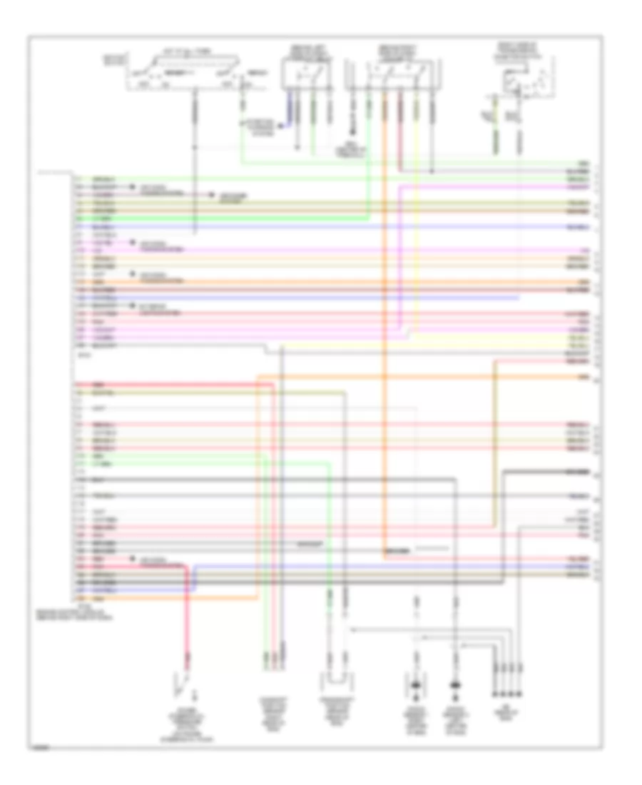 3.0L, Engine Performance Wiring Diagrams (1 of 4) for Subaru Outback 2002