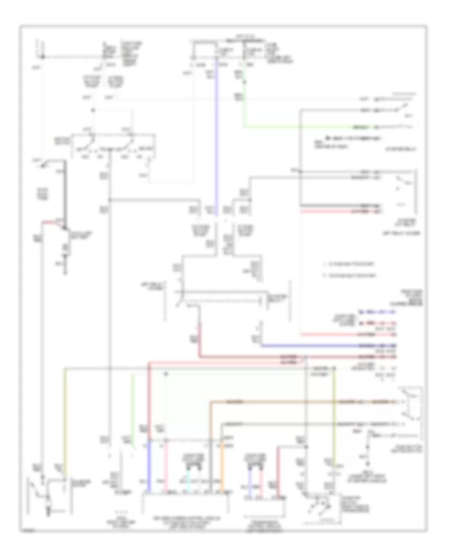 Starting Wiring Diagram, with HEV for Subaru XV Crosstrek Limited 2014