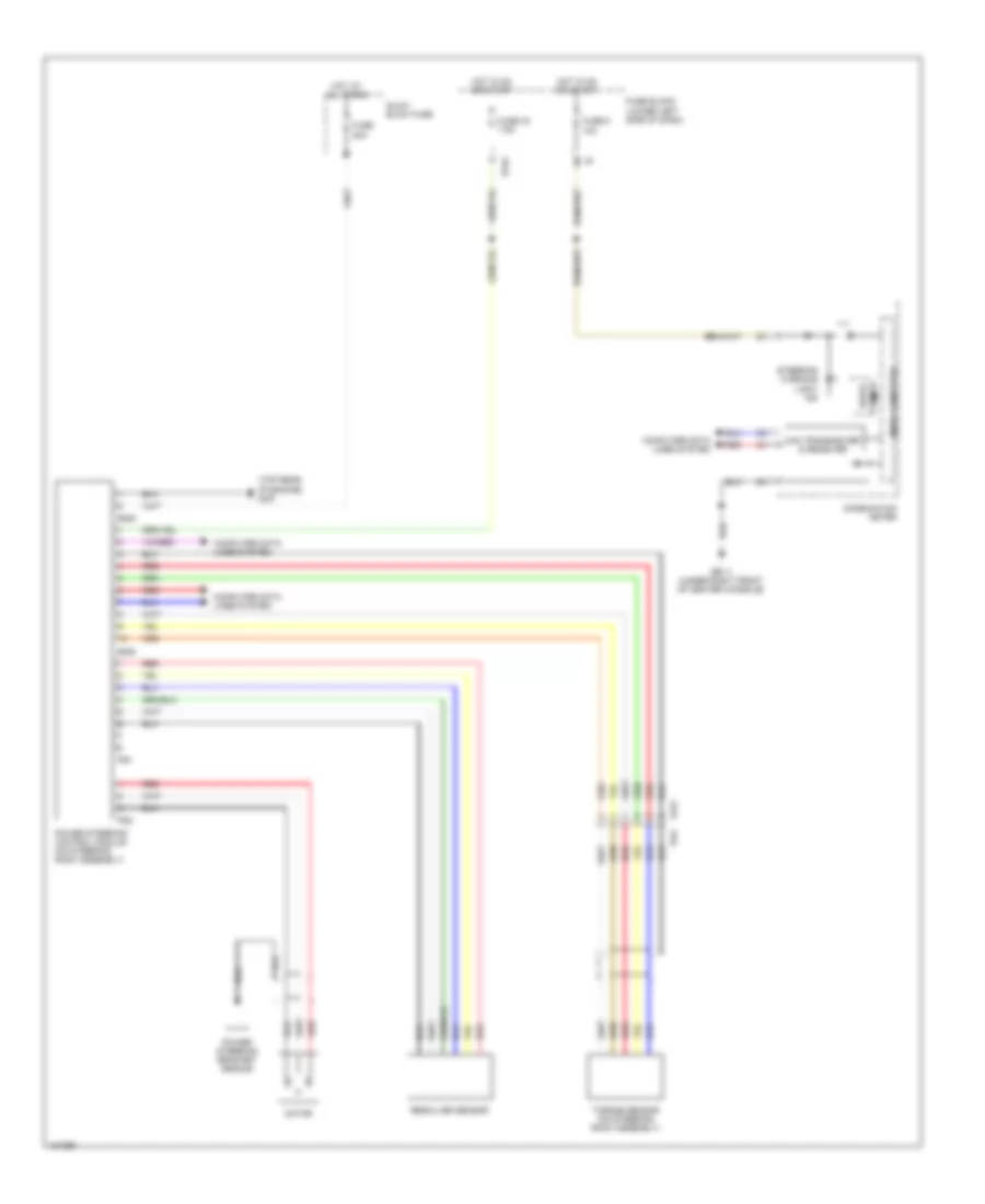 Electronic Power Steering Wiring Diagram with HEV for Subaru XV Crosstrek Limited 2014