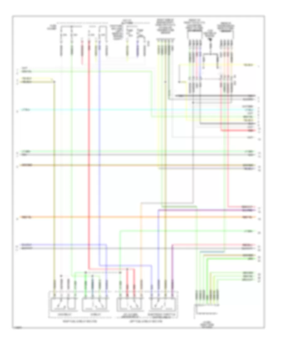 2.0L, Engine Performance Wiring Diagram (4 of 5) for Subaru XV Crosstrek Limited 2014