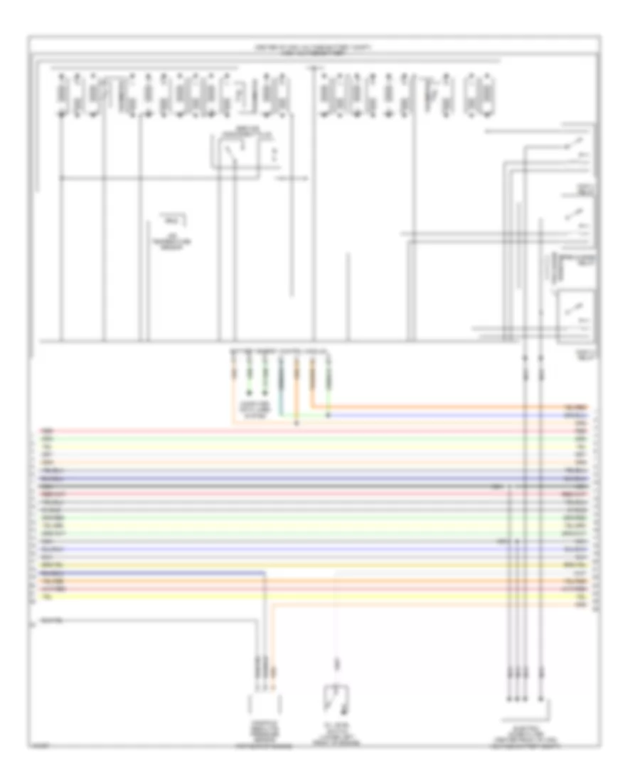 2.0L HEV, Engine Performance Wiring Diagram (3 of 11) for Subaru XV Crosstrek Limited 2014