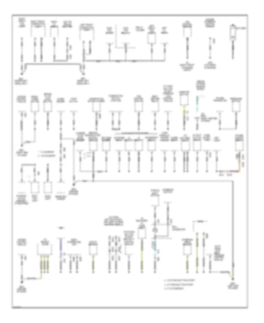 Ground Distribution Wiring Diagram with HEV 1 of 3 for Subaru XV Crosstrek Limited 2014