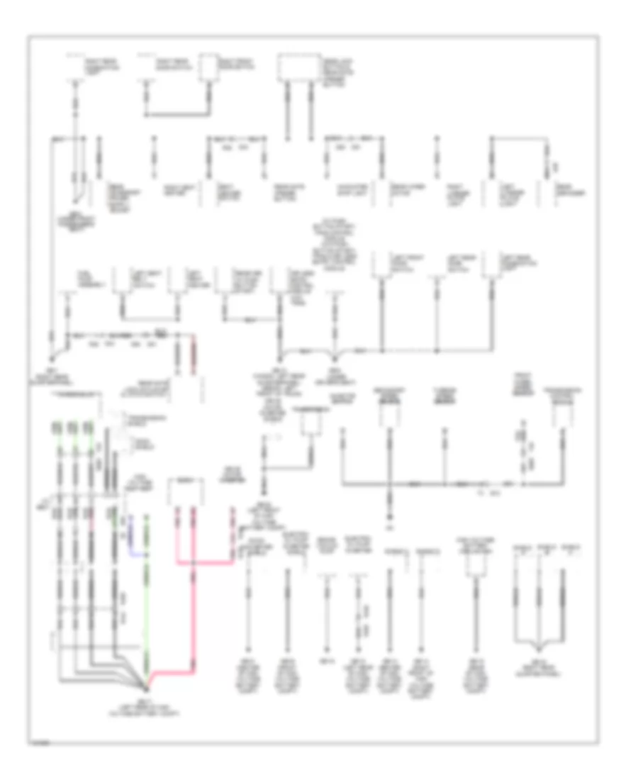 Ground Distribution Wiring Diagram with HEV 2 of 3 for Subaru XV Crosstrek Limited 2014