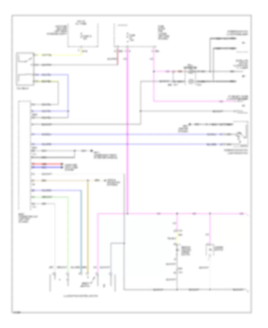 Instrument Illumination Wiring Diagram, with HEV (1 of 2) for Subaru XV Crosstrek Limited 2014