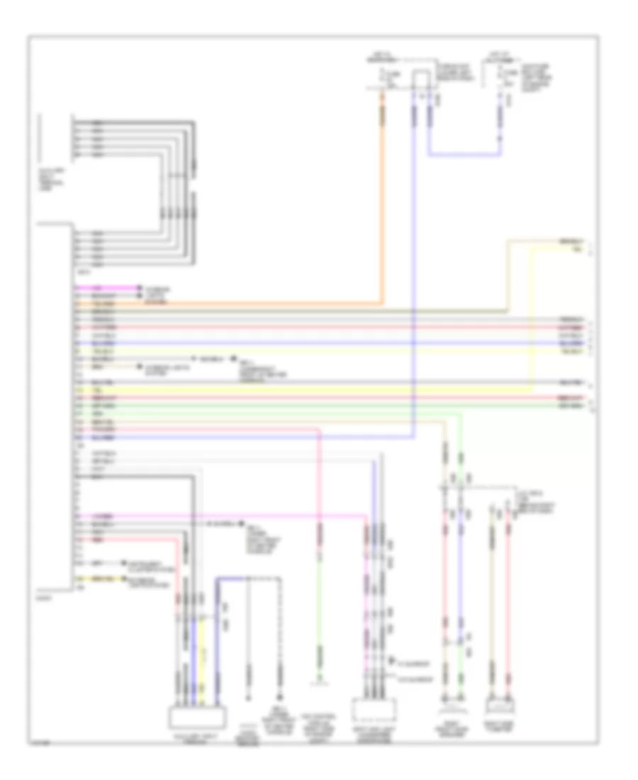 Radio Wiring Diagram with HEV 1 of 2 for Subaru XV Crosstrek Limited 2014