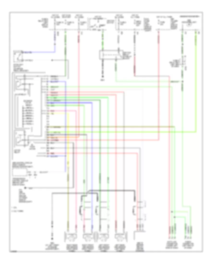 Anti-lock Brakes Wiring Diagram for Subaru Baja Turbo 2006