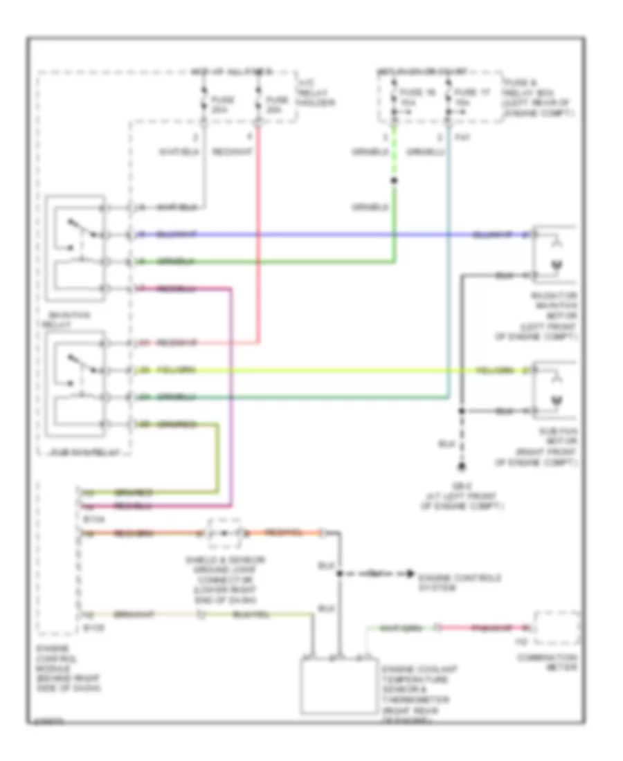 2 5L Cooling Fan Wiring Diagram for Subaru Baja Turbo 2006