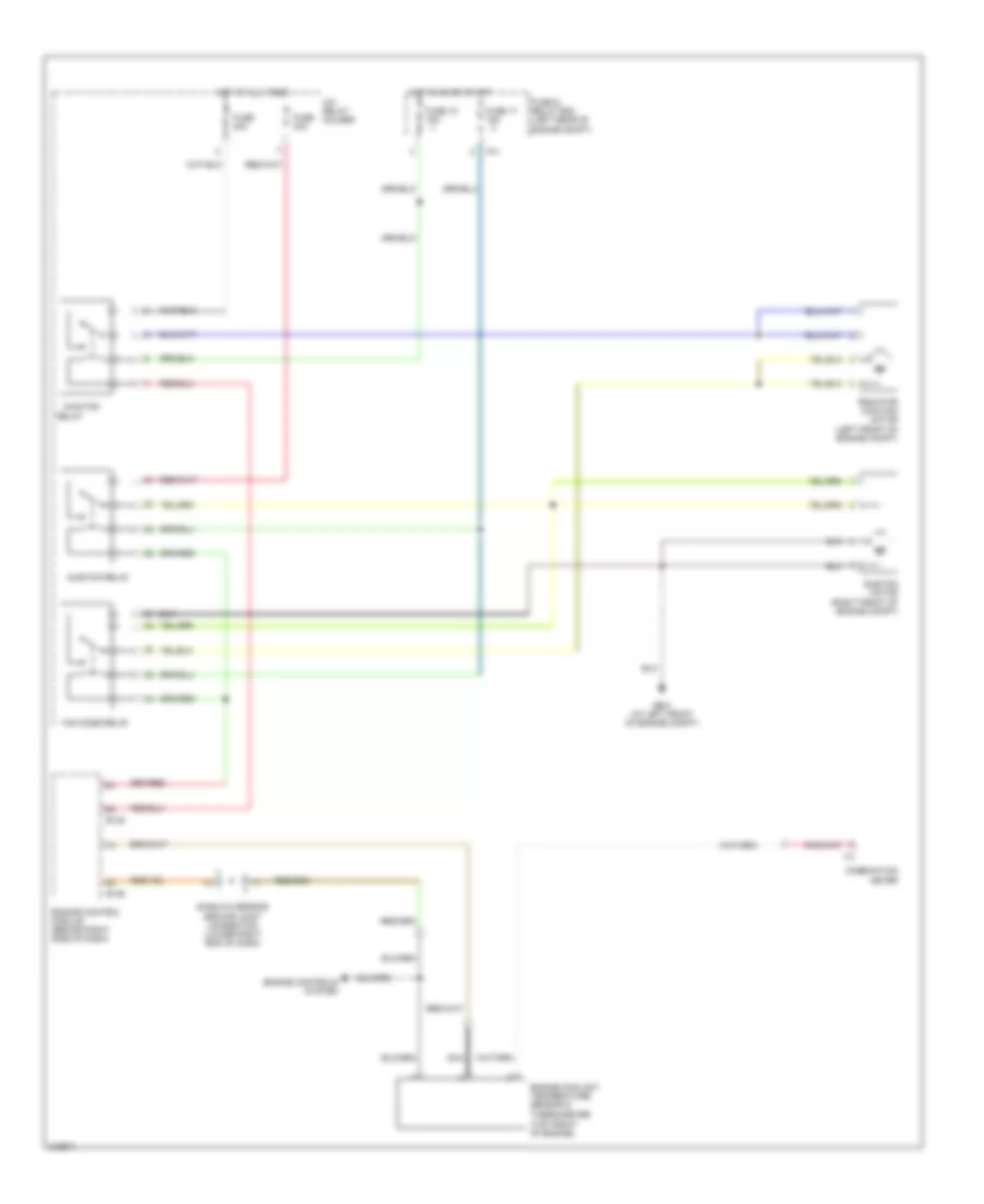 2.5L Turbo, Cooling Fan Wiring Diagram for Subaru Baja Turbo 2006