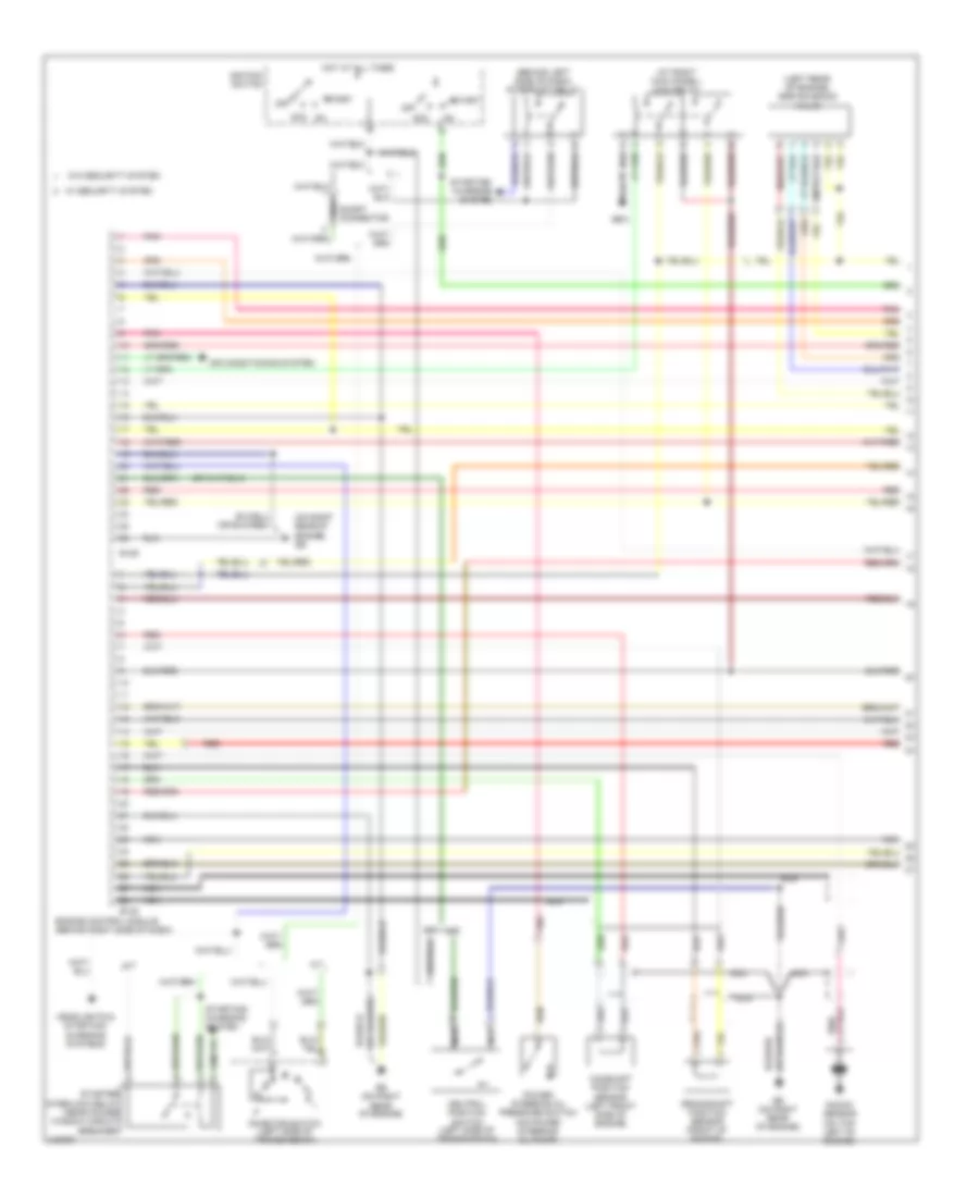 2 5L Engine Performance Wiring Diagram 1 of 3 for Subaru Baja Turbo 2006