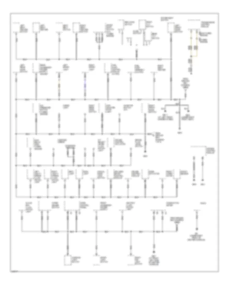 Ground Distribution Wiring Diagram 2 of 2 for Subaru Baja Turbo 2006