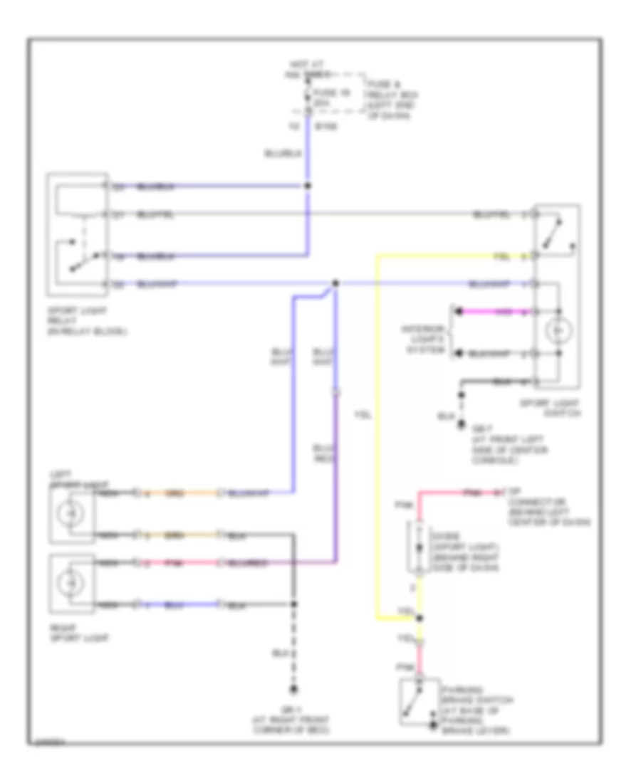 Sport Lamp Wiring Diagram for Subaru Baja Turbo 2006