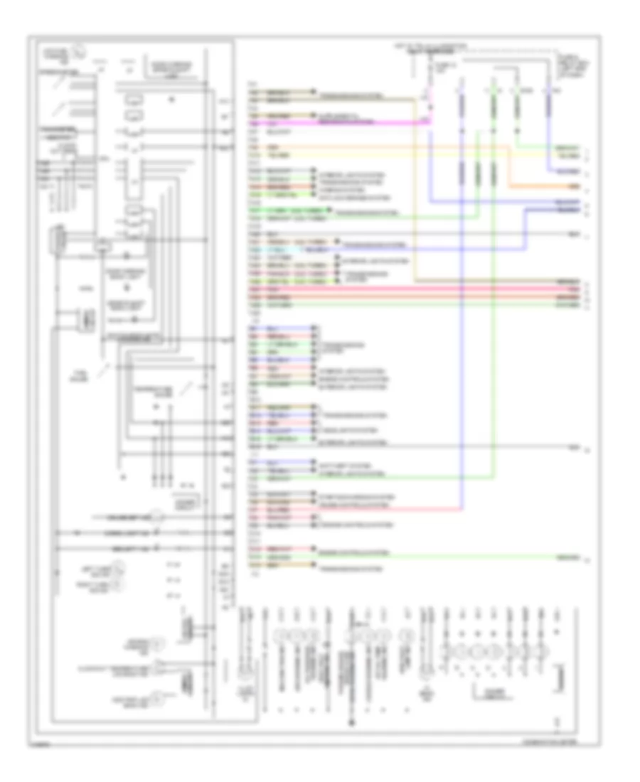 Instrument Cluster Wiring Diagram with Sport Shift 1 of 2 for Subaru Baja Turbo 2006