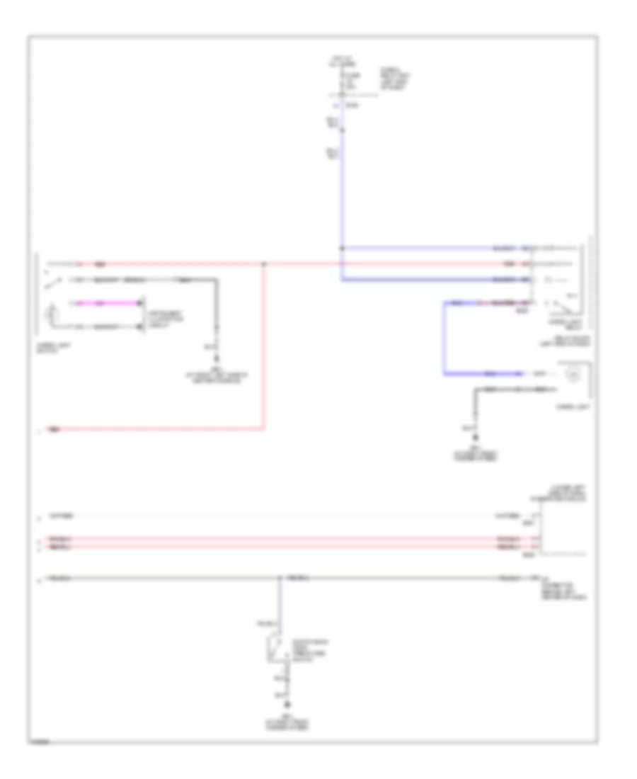 Courtesy Lamps Wiring Diagram 2 of 2 for Subaru Baja Turbo 2006