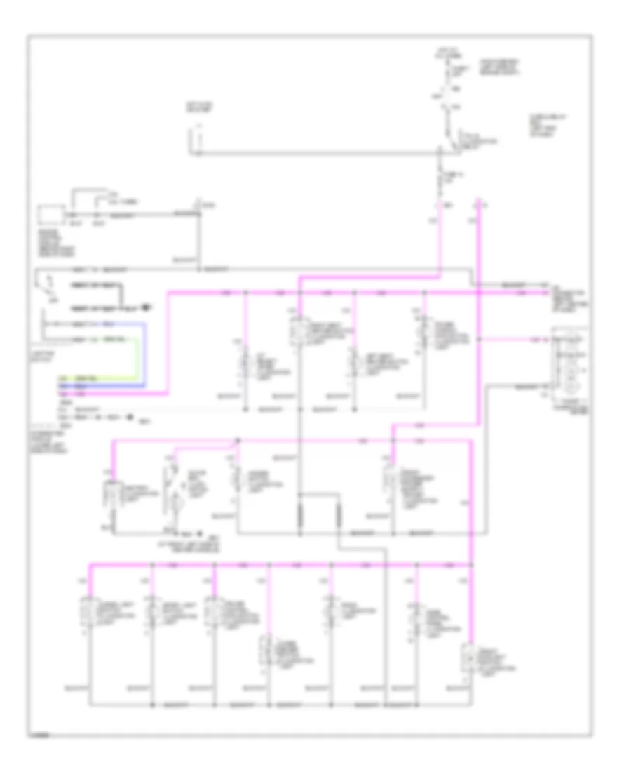 Instrument Illumination Wiring Diagram for Subaru Baja Turbo 2006