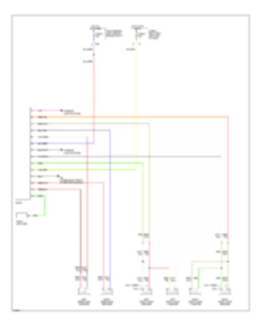 Radio Wiring Diagram for Subaru Baja Turbo 2006