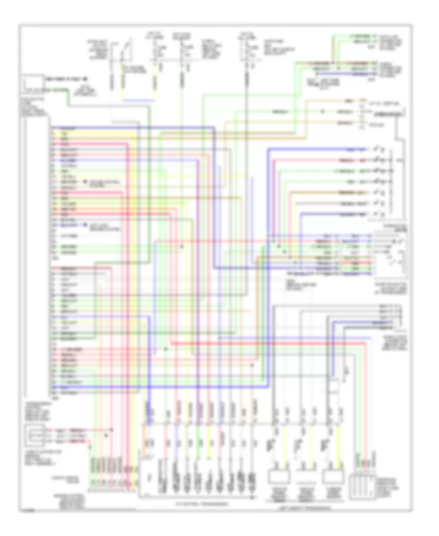 A T Wiring Diagram for Subaru Legacy GT Limited 2000