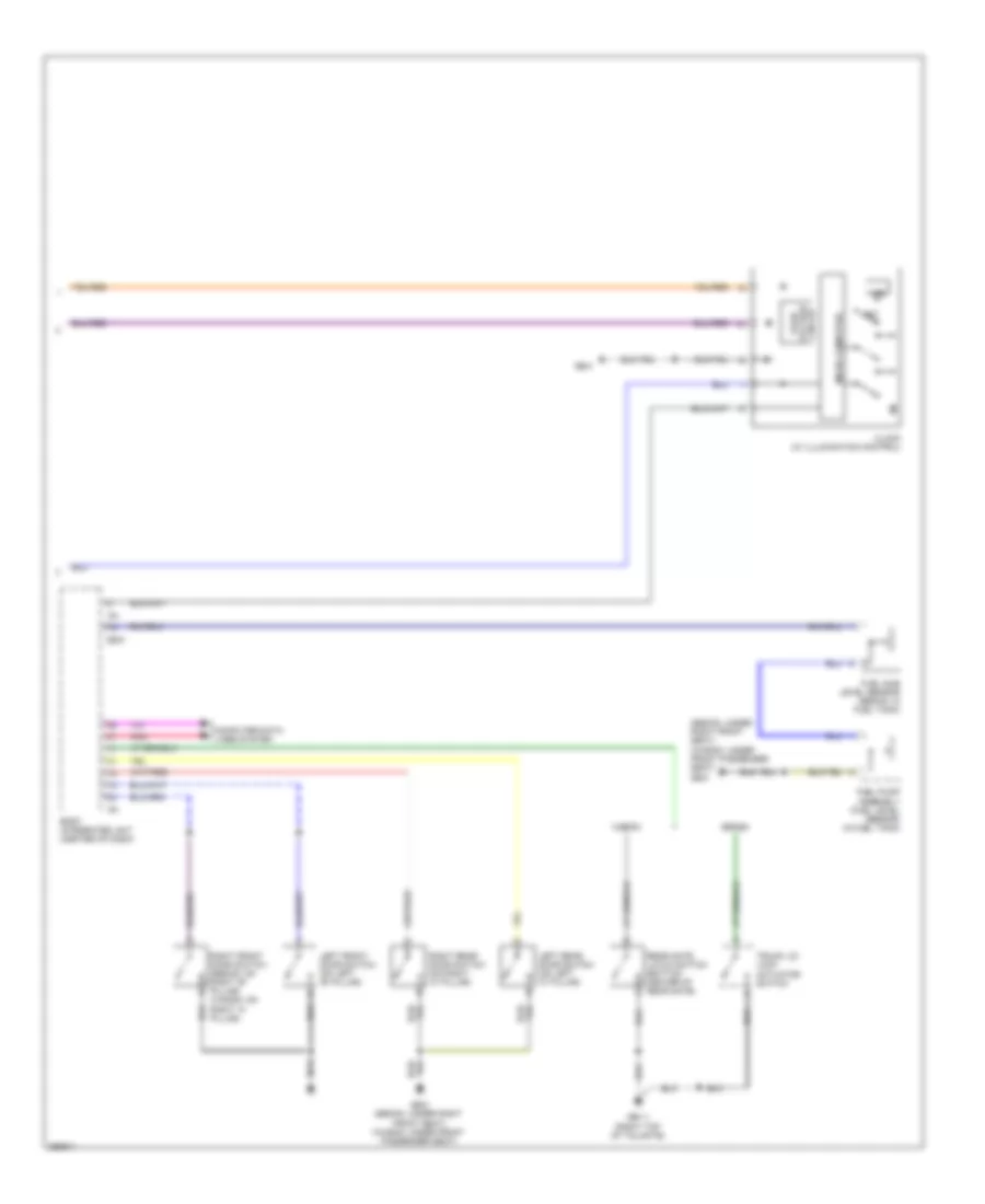 Instrument Cluster Wiring Diagram with Multi Meter 2 of 2 for Subaru Outback XT Limited 2008