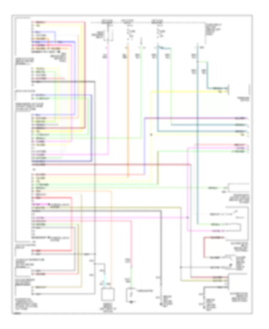 2 5L Automatic A C Wiring Diagram 1 of 2 for Subaru Outback L L Bean Edition 2002