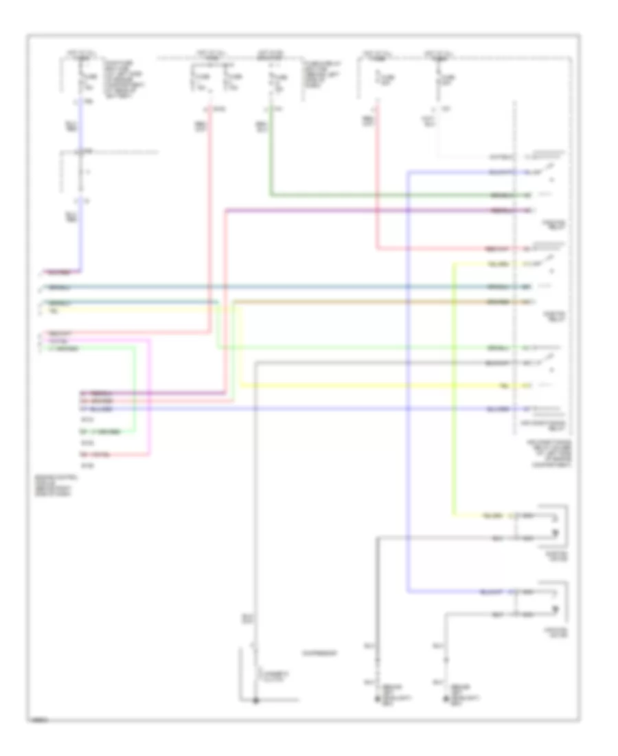 2.5L, Automatic AC Wiring Diagram (2 of 2) for Subaru Outback L.L. Bean Edition 2002