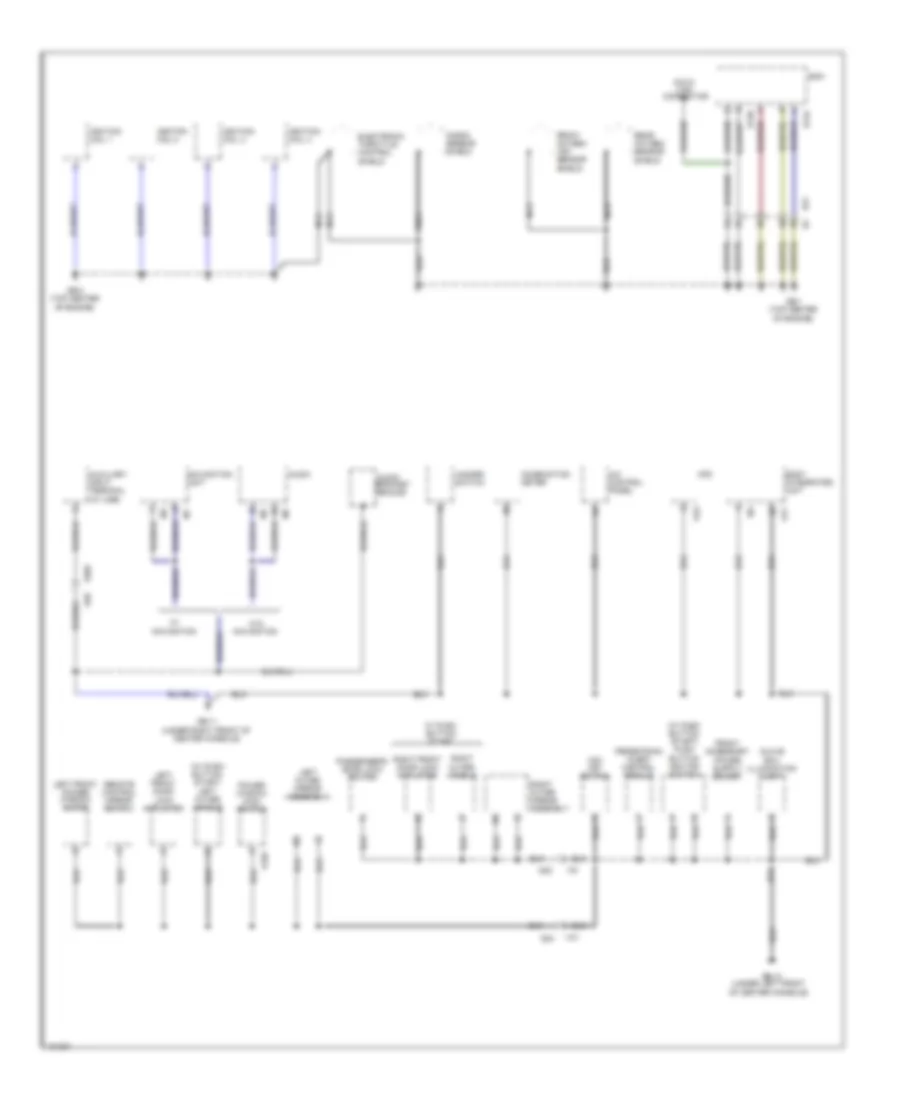 Ground Distribution Wiring Diagram with HEV 3 of 3 for Subaru XV Crosstrek Premium 2014