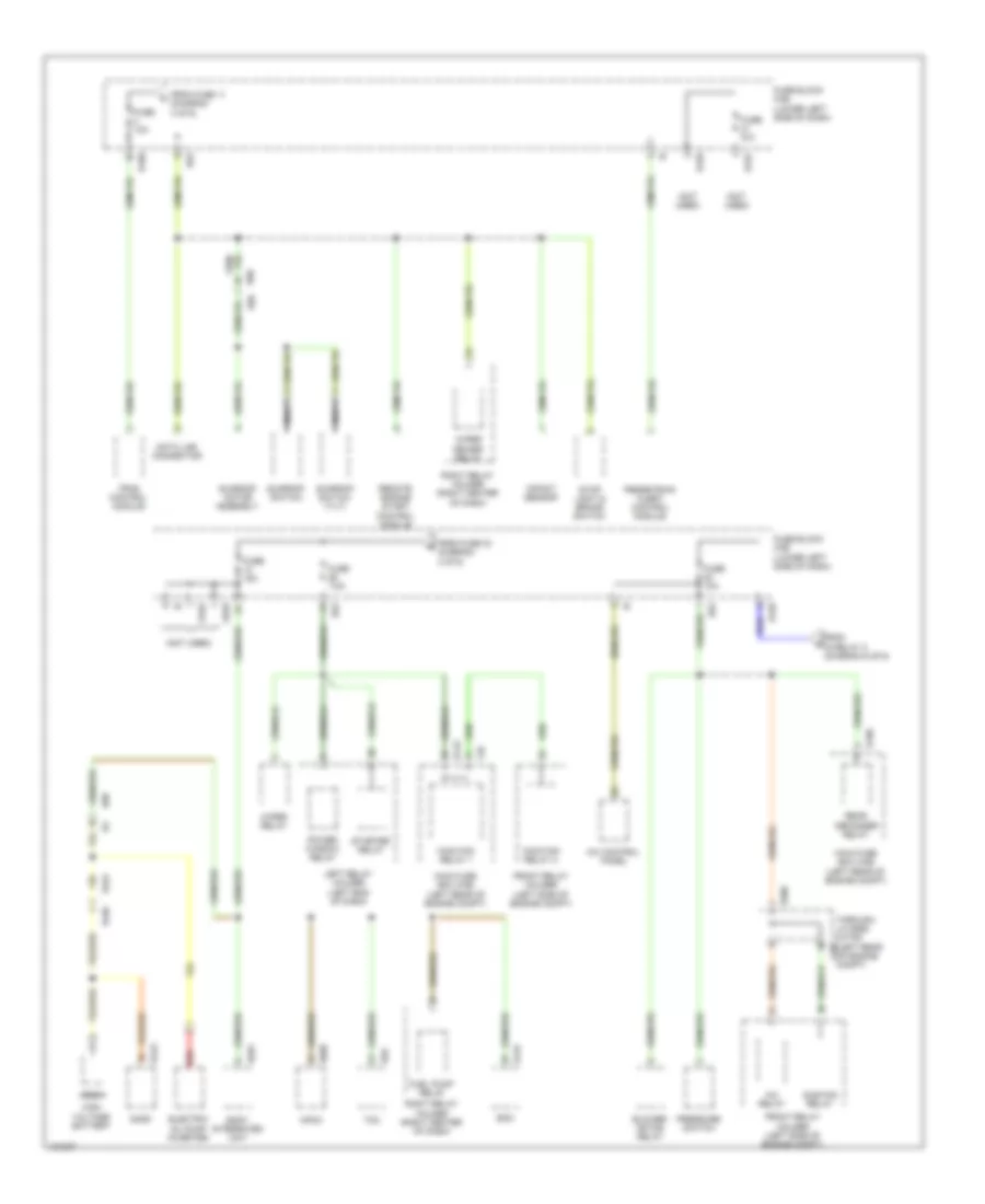 Power Distribution Wiring Diagram with HEV  Push Button Start 5 of 6 for Subaru XV Crosstrek Premium 2014