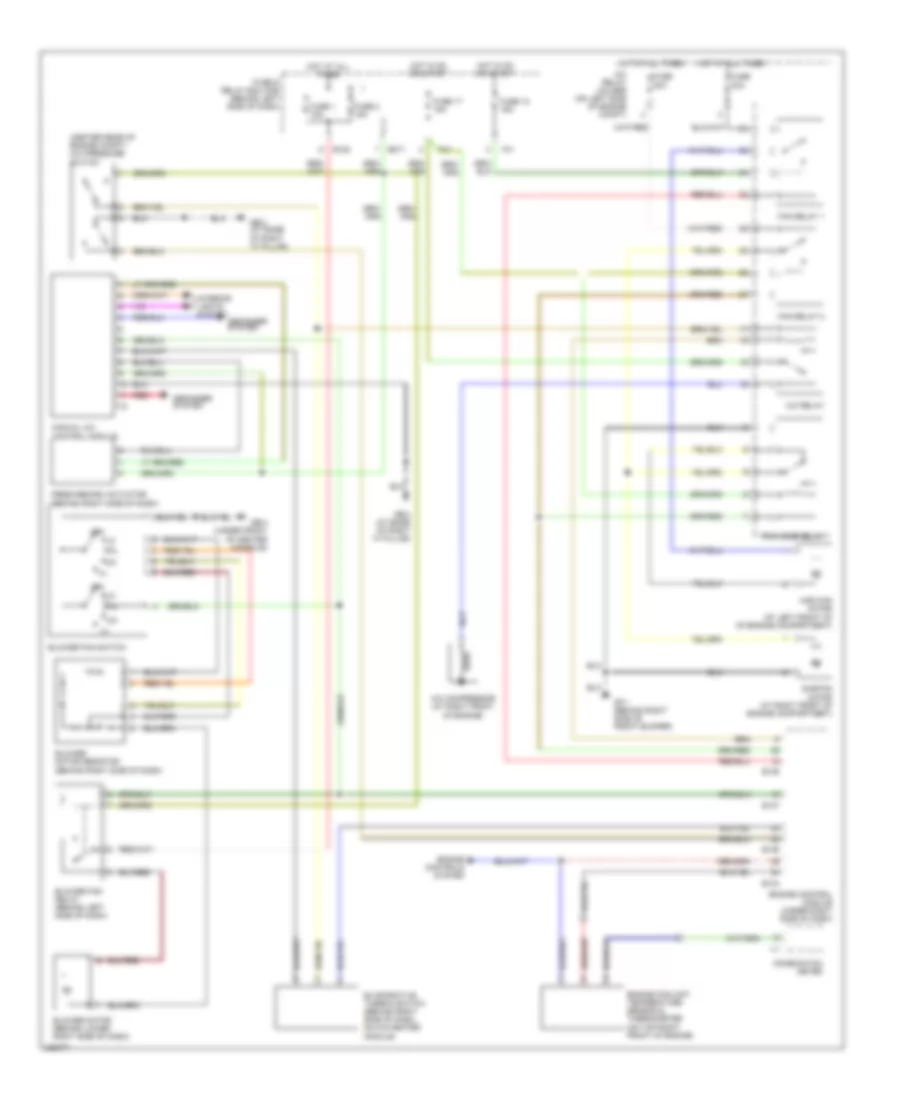 Manual AC Wiring Diagram for Subaru Forester X 2006