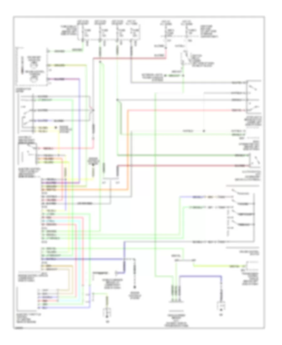 2.5L Turbo, Cruise Control Wiring Diagram for Subaru Forester X 2006
