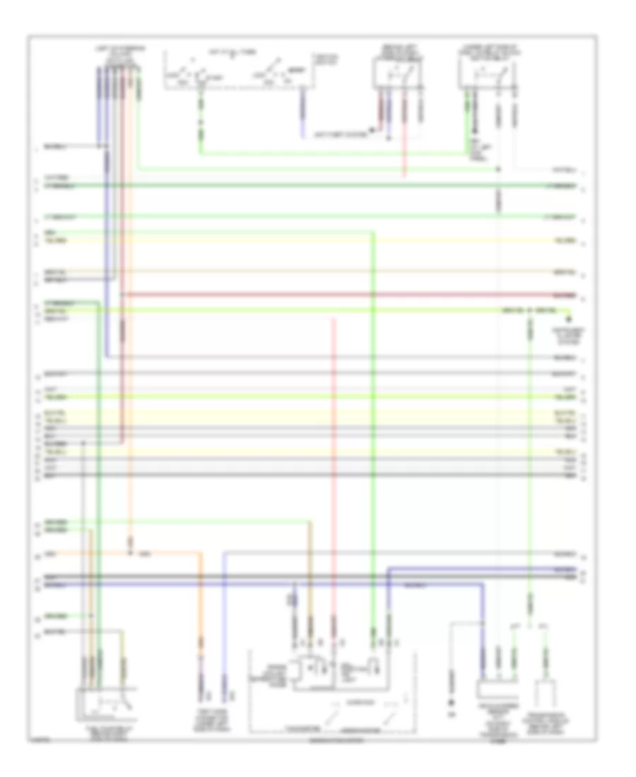 2.5L, Engine Performance Wiring Diagram (2 of 4) for Subaru Forester X 2006