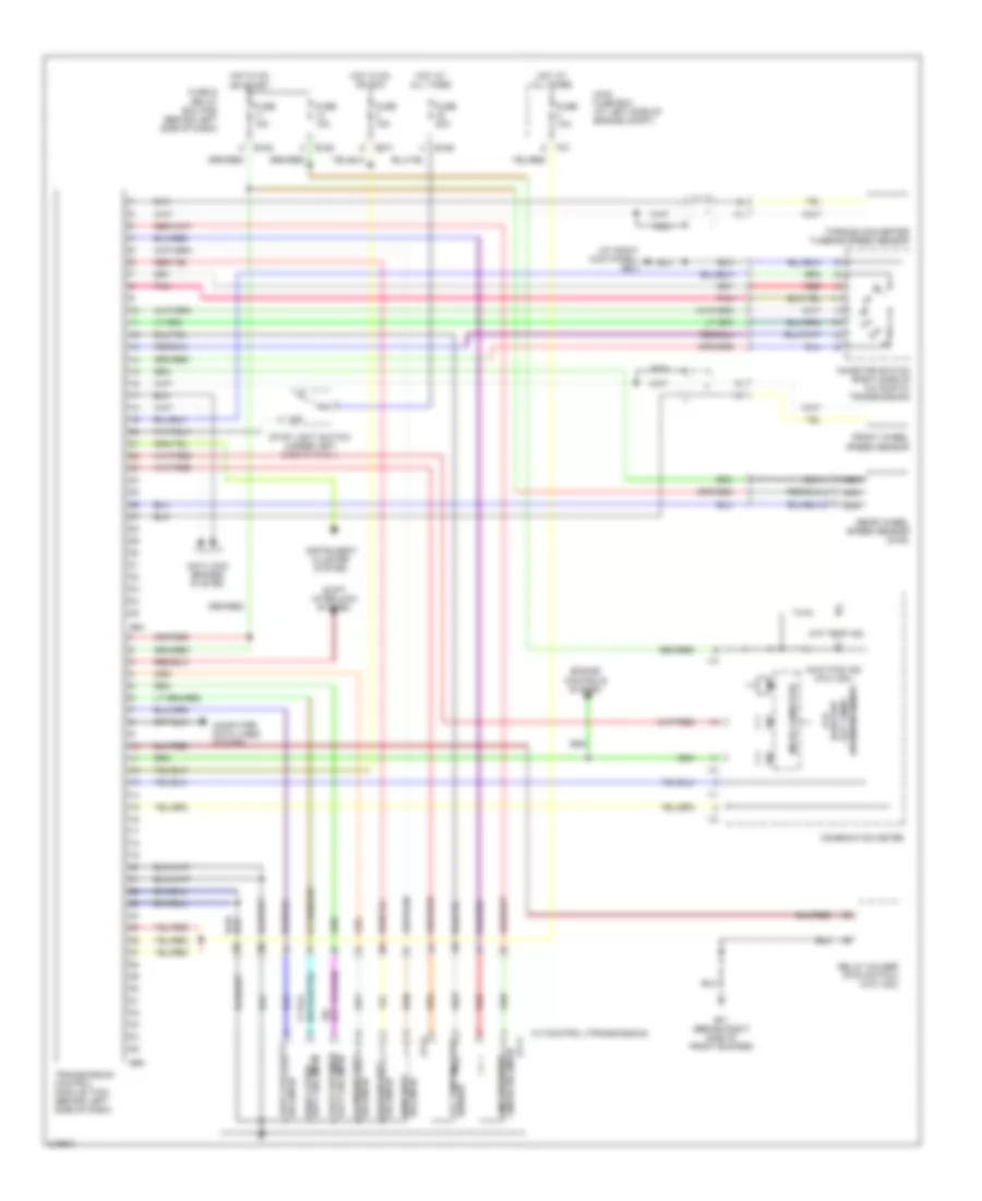 Transmission Wiring Diagram for Subaru Forester X 2006