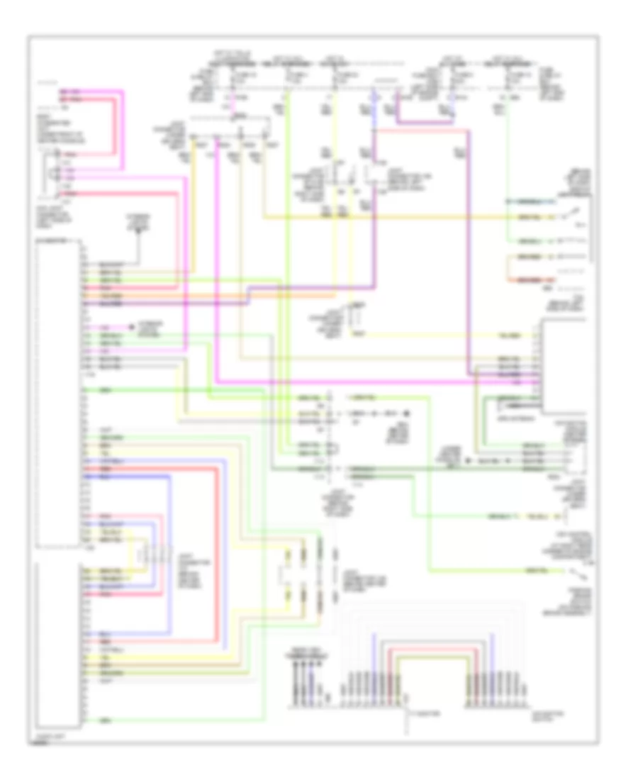 Navigation Wiring Diagram for Subaru Tribeca 2008