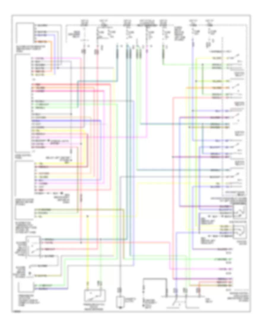 3 0L Manual A C Wiring Diagram for Subaru Outback Limited 2002