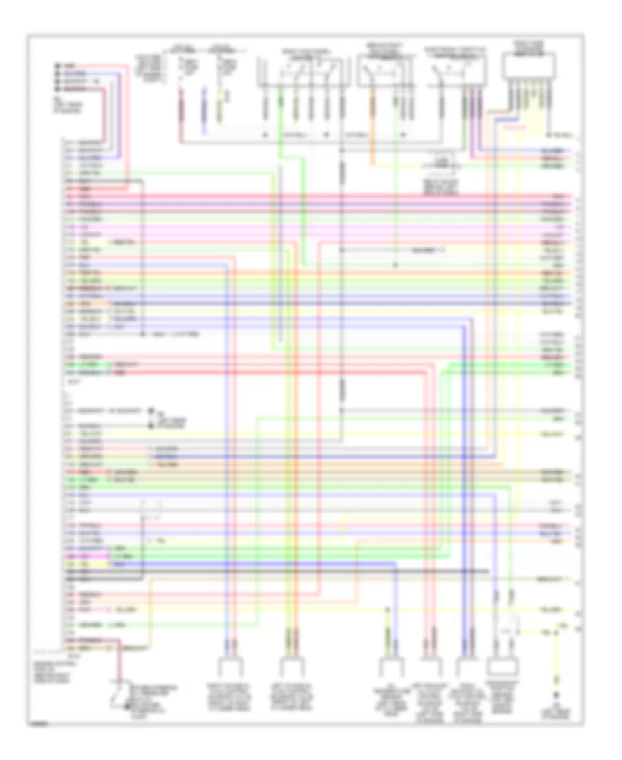 3 6L Engine Performance Wiring Diagram 1 of 5 for Subaru Tribeca Limited 2008