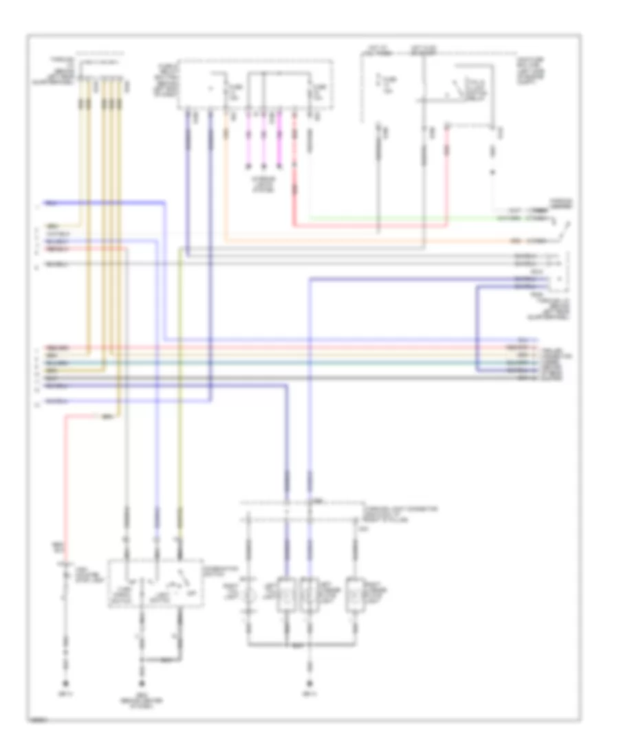Exterior Lamps Wiring Diagram 2 of 2 for Subaru Tribeca Limited 2008