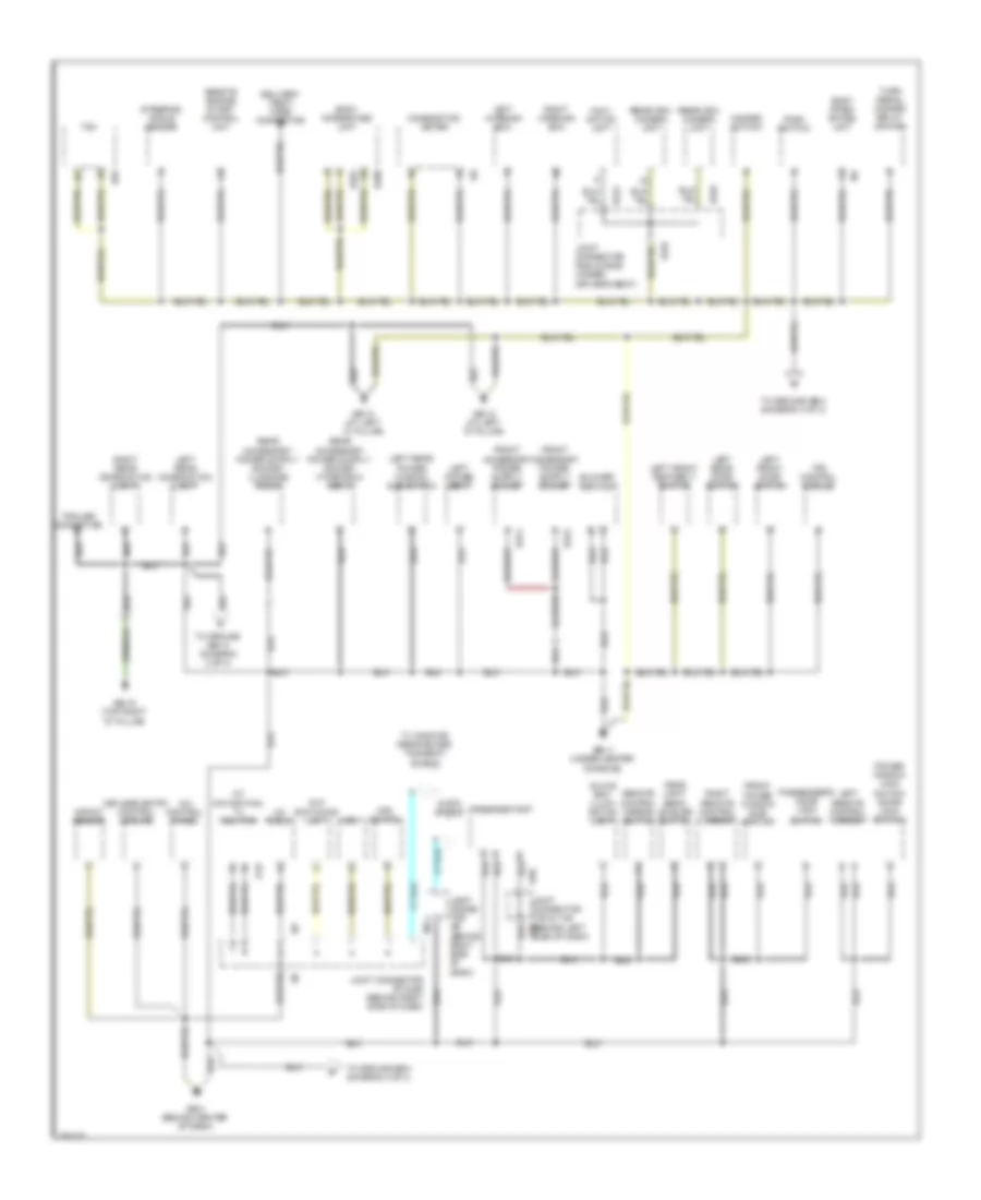 Ground Distribution Wiring Diagram 1 of 3 for Subaru Tribeca Limited 2008