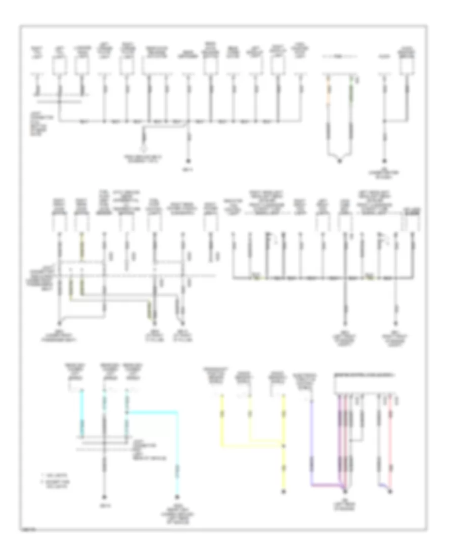 Ground Distribution Wiring Diagram 2 of 3 for Subaru Tribeca Limited 2008