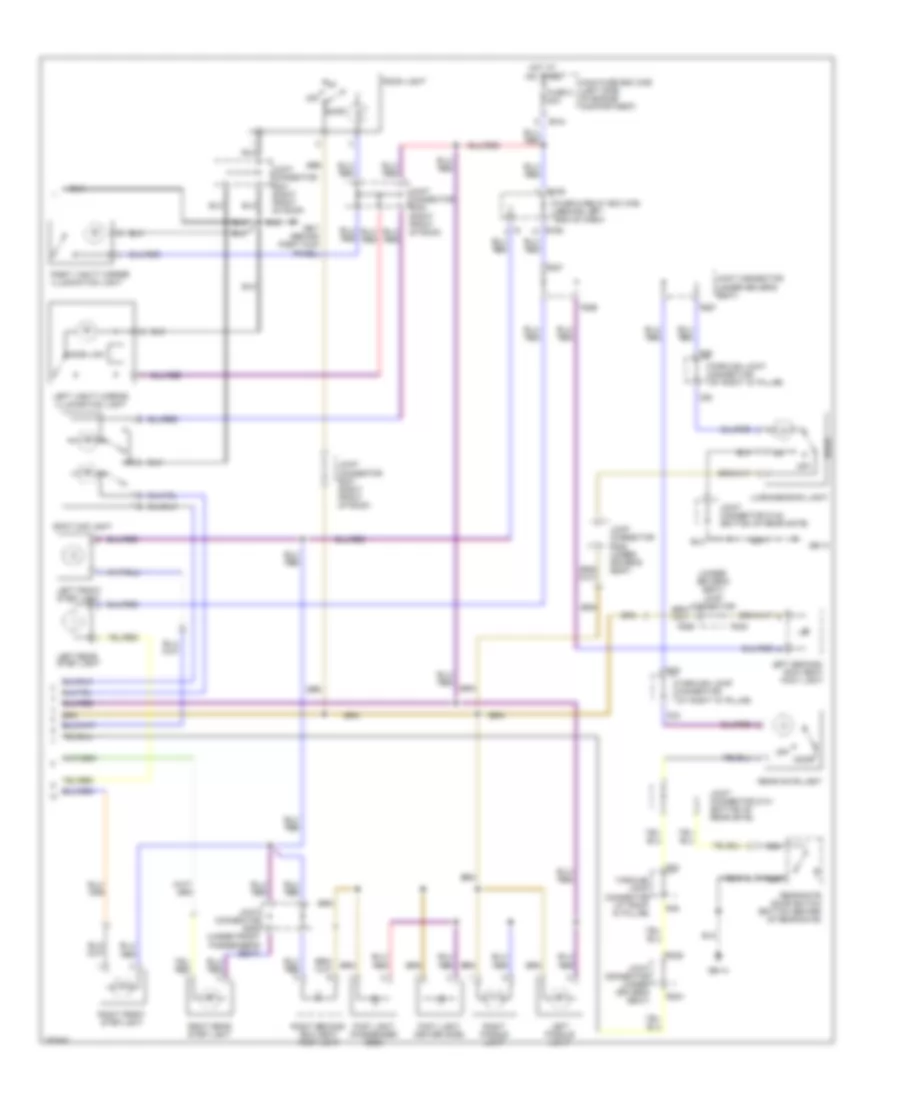 Courtesy Lamps Wiring Diagram 2 of 2 for Subaru Tribeca Limited 2008
