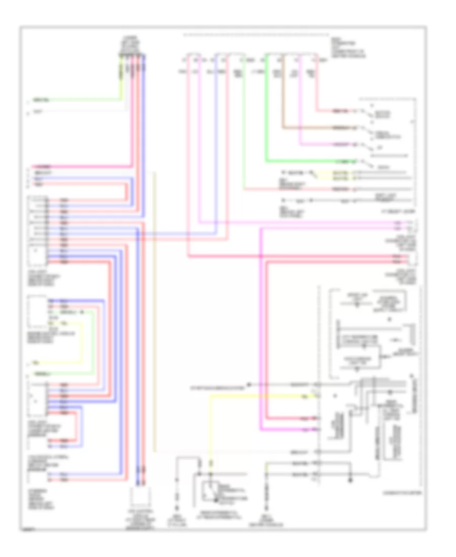 Transmission Wiring Diagram (2 of 2) for Subaru Tribeca Limited 2008
