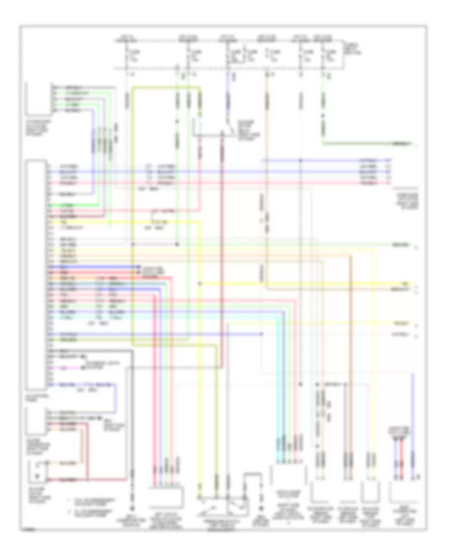 Automatic A C Wiring Diagram 1 of 2 for Subaru Impreza WRX STi Limited 2012