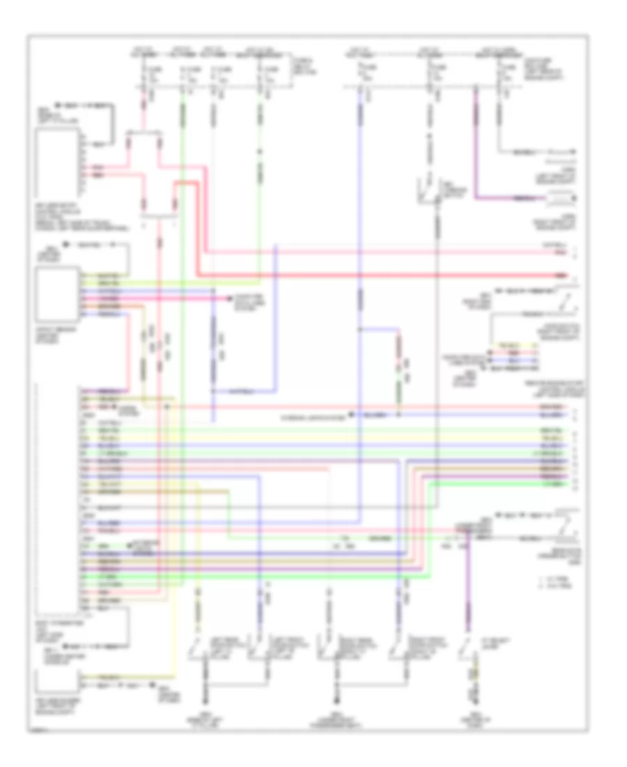 Forced Entry Wiring Diagram 1 of 2 for Subaru Impreza WRX STi Limited 2012