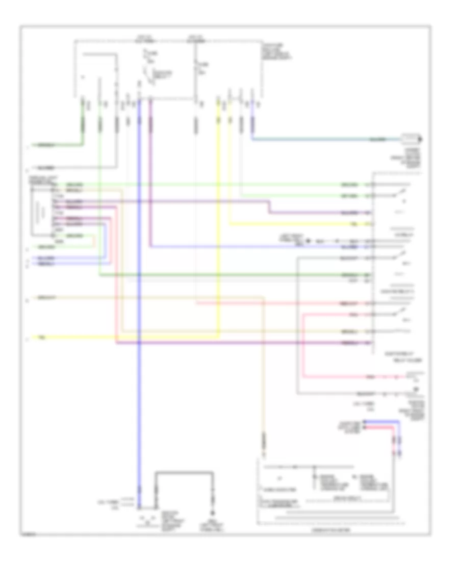 Manual AC Wiring Diagram (2 of 2) for Subaru Forester X 2009