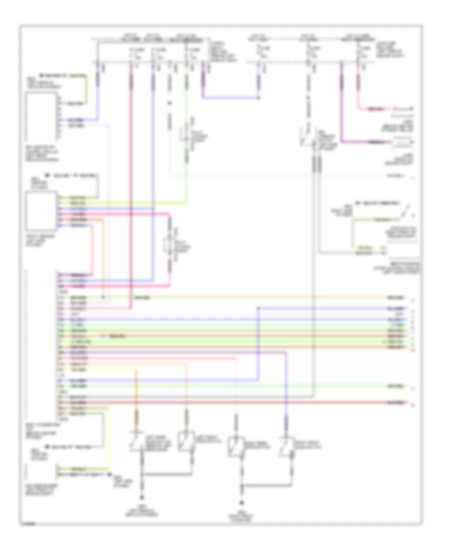 Forced Entry Wiring Diagram 1 of 2 for Subaru Forester X 2009