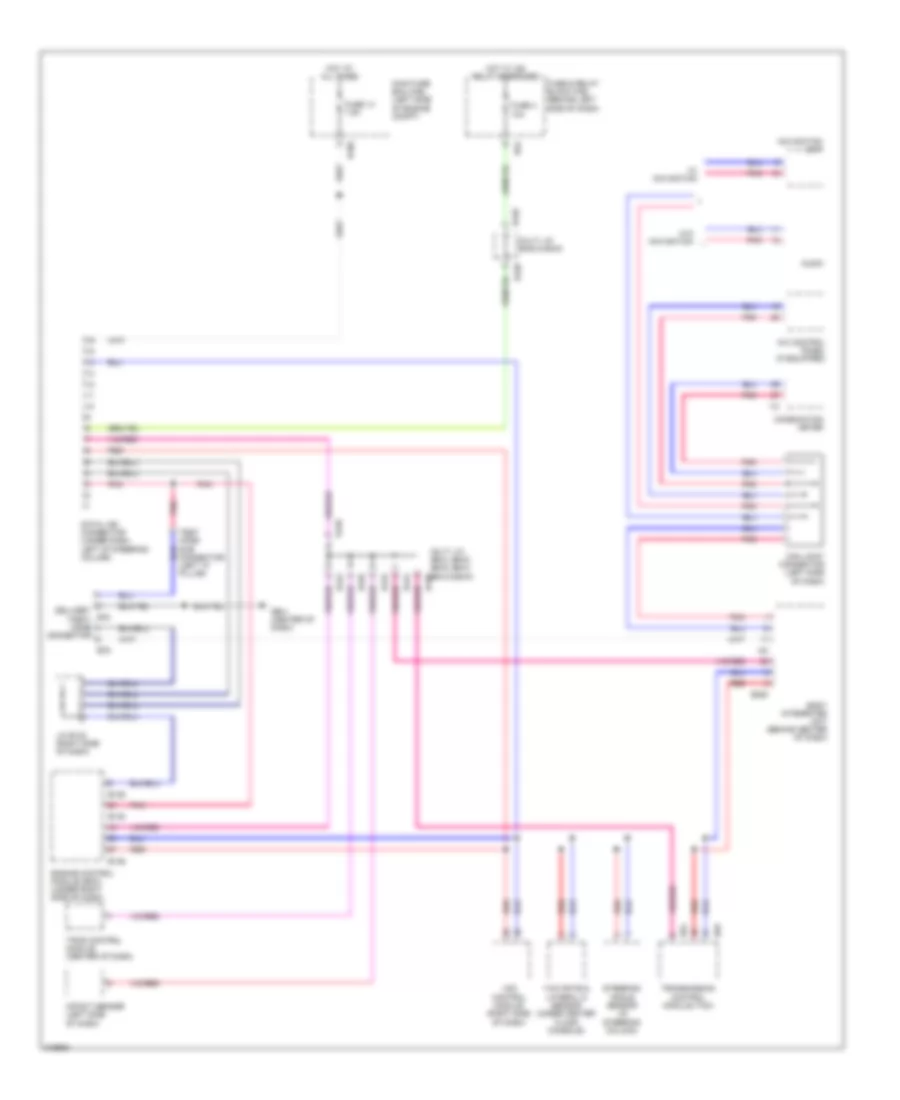 Computer Data Lines Wiring Diagram for Subaru Forester X 2009