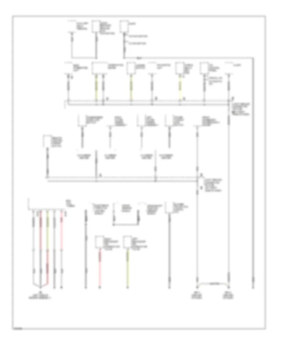 Ground Distribution Wiring Diagram (2 of 3) for Subaru Forester X 2009