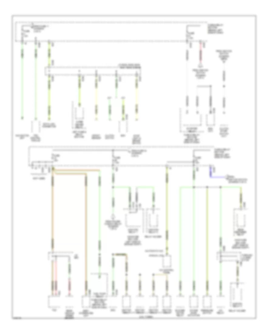 Power Distribution Wiring Diagram (4 of 4) for Subaru Forester X 2009