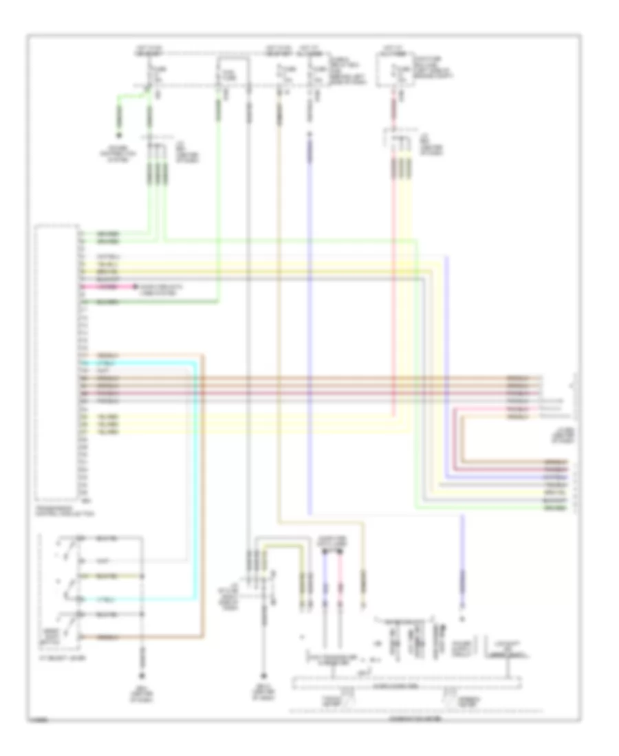 Transmission Wiring Diagram 1 of 2 for Subaru Forester X 2009
