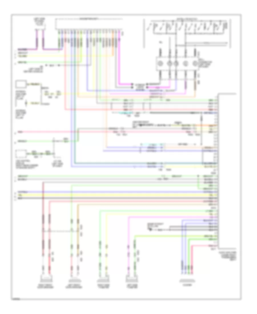 Navigation Wiring Diagram 2 of 2 for Subaru Legacy 2012